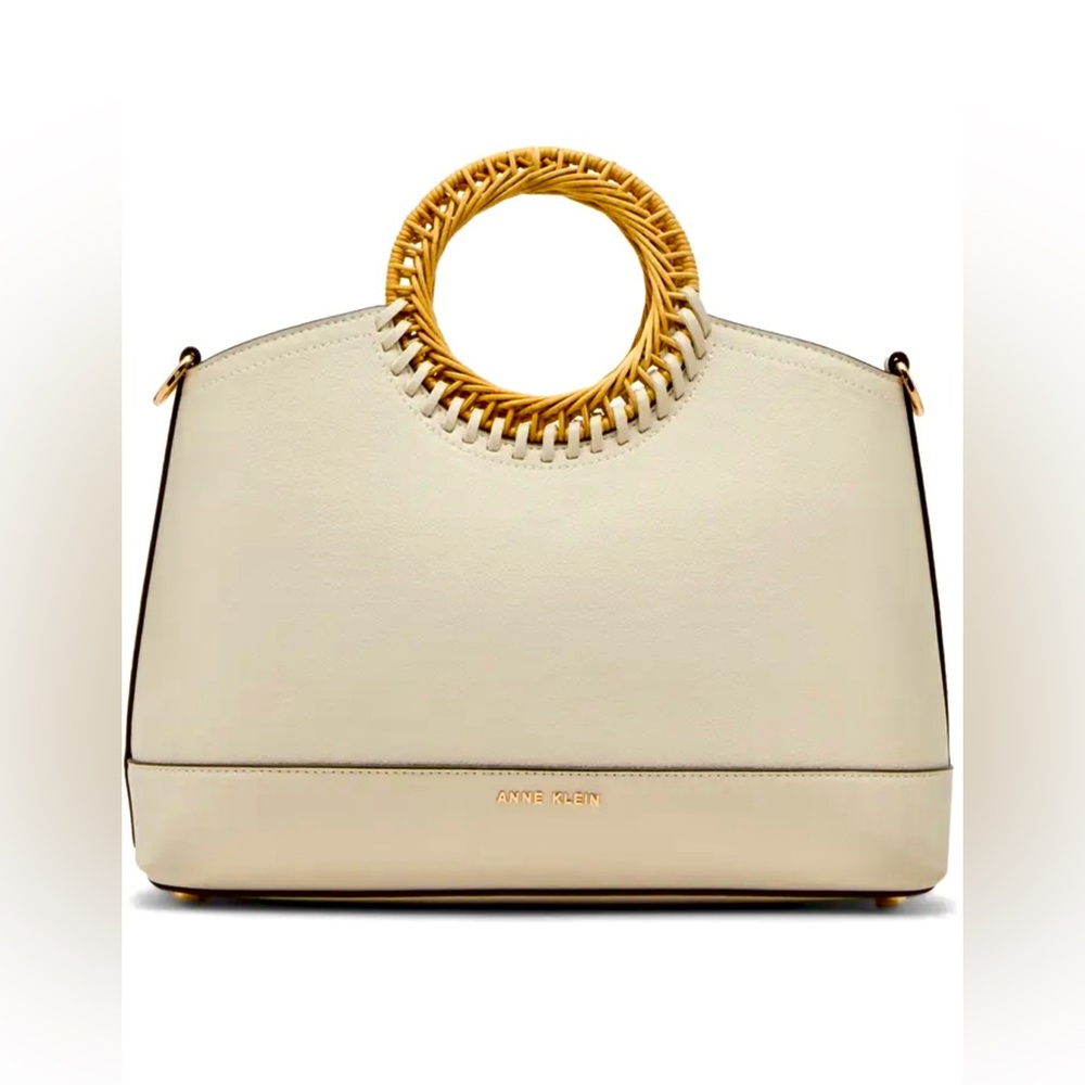 Anne Klein Tote with Optional Shoulder Strap and Removable Zip Pouch